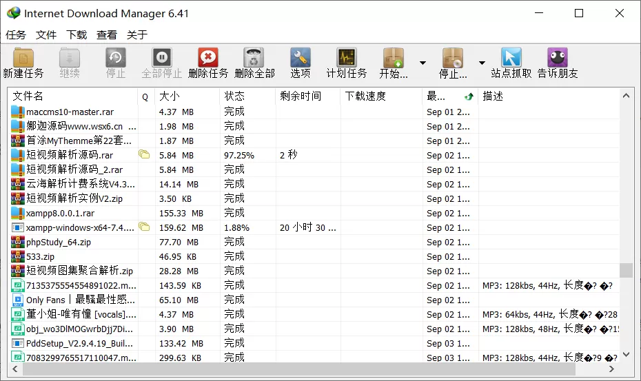 Windows Internet Download Manager 6.42.9 绿化版