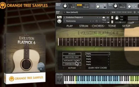「吉他音源」原声钢弦木吉他 Orange Tree Evolution Steel Strings