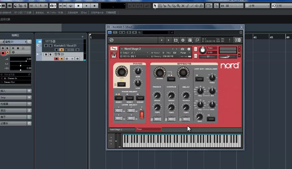 「钢琴音源」中国好声音钢琴Nord Stage2！