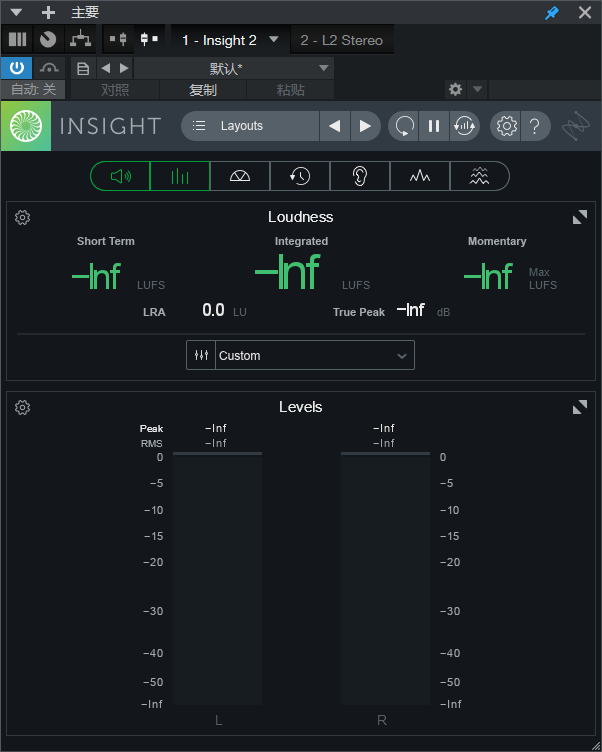 「混音插件」 录音棚级母带响度检测仪insight2
