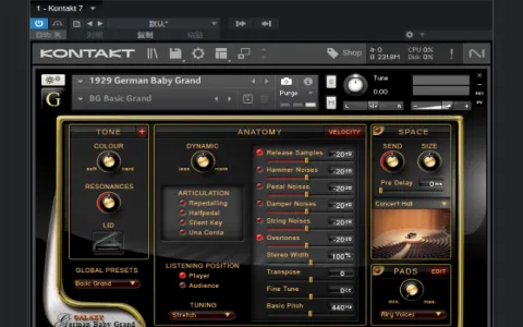[钢琴音源] Galaxy.German.Baby.Grand.v1.5.KONTAKT