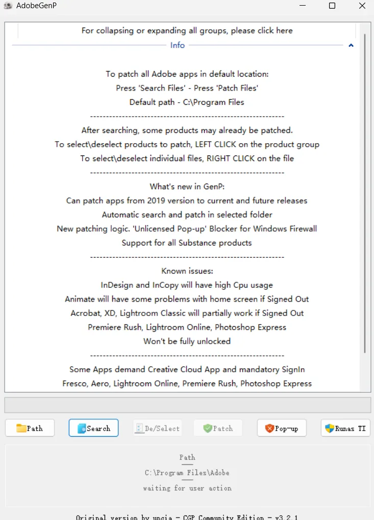 Genp v3.3.2 官方版 (adobe全套系列解锁激活神器)