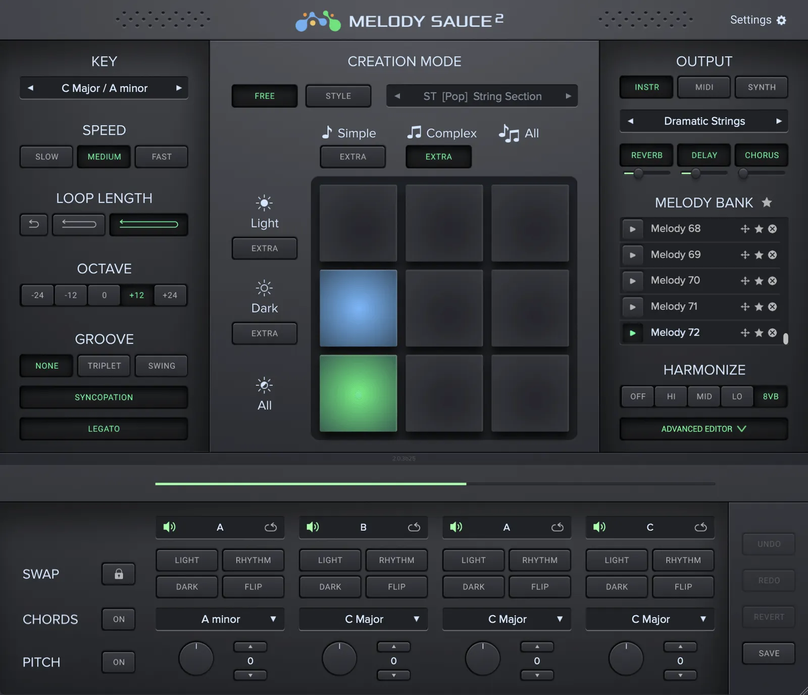 [编曲插件] AI创作旋律插件 Evabeat Melody Sauce v2.1.3