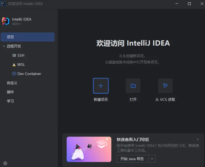 JetBrains IntelliJ IDEA v2024.1 激活版 (Java集成开发IDE)