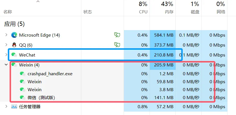微信发布测试版4.0，碰瓷NT版QQ？