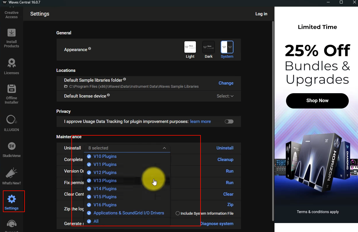 [混音插件] Waves Ultimate 16 v25.08.06 Incl V.R Patch WiN（11.2Gb）